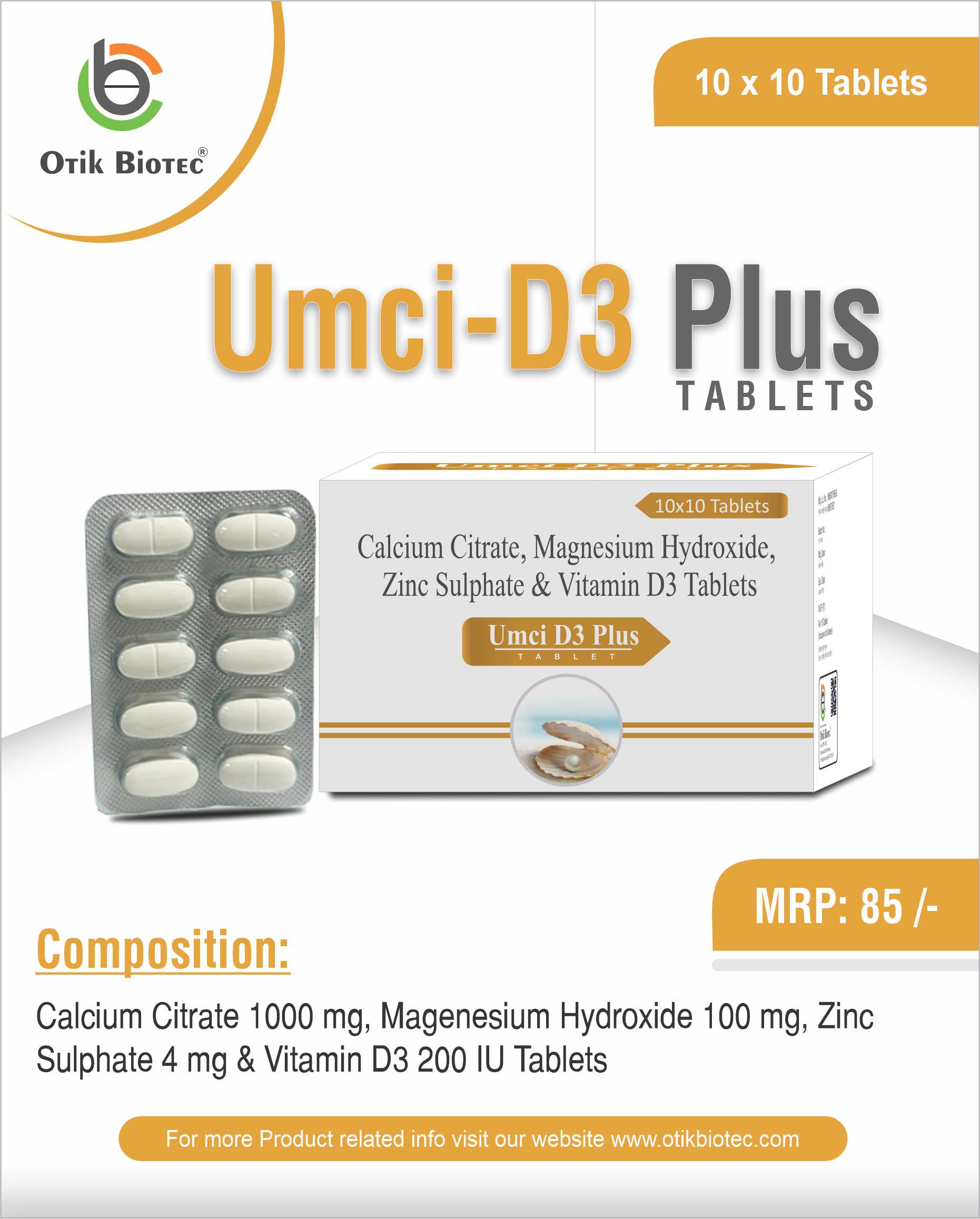 UMCI D3 PLUS Tablets